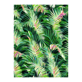 Palm & Peace Art Print, Tropical Botanical Jungle Canvas Print, Nature Painting Plants Forest Poster (Print Only) thumbnail