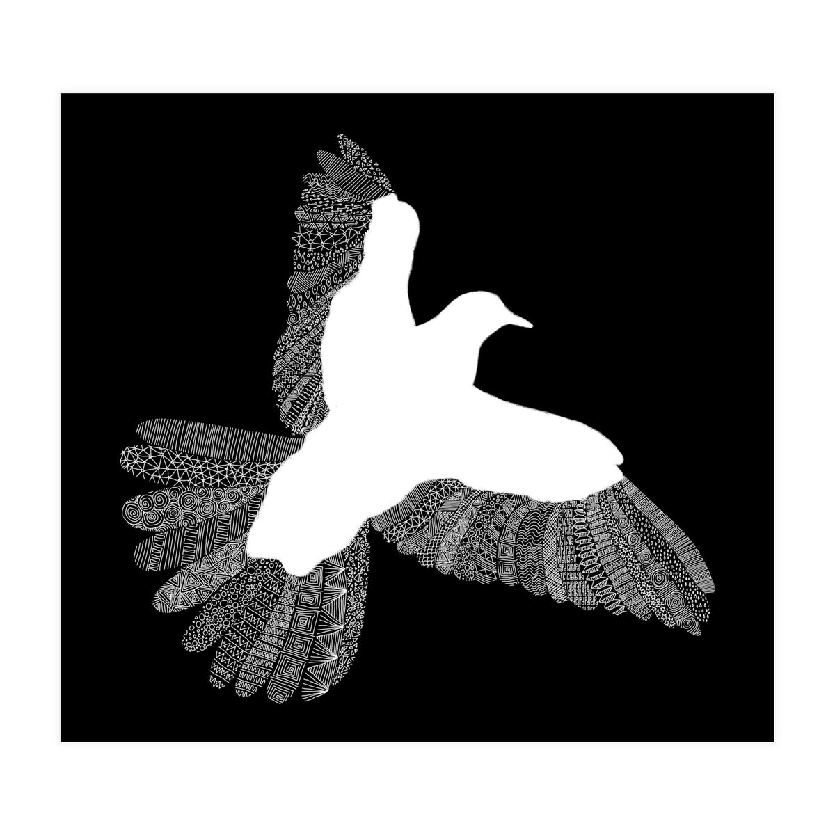 Bird Black (Print Only)