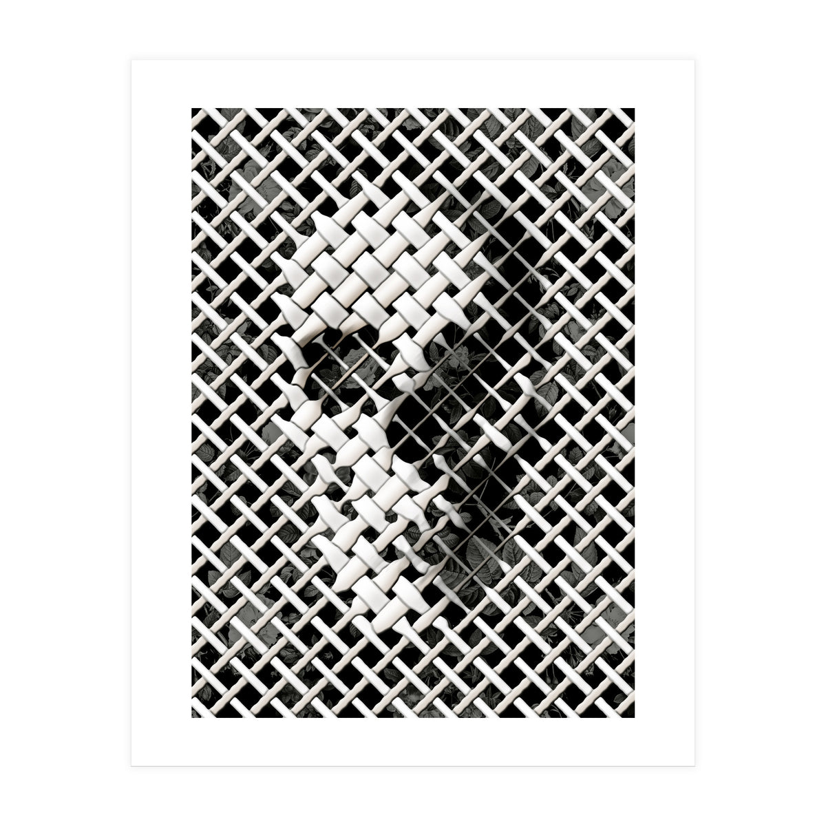Wicker Skull (Print Only)