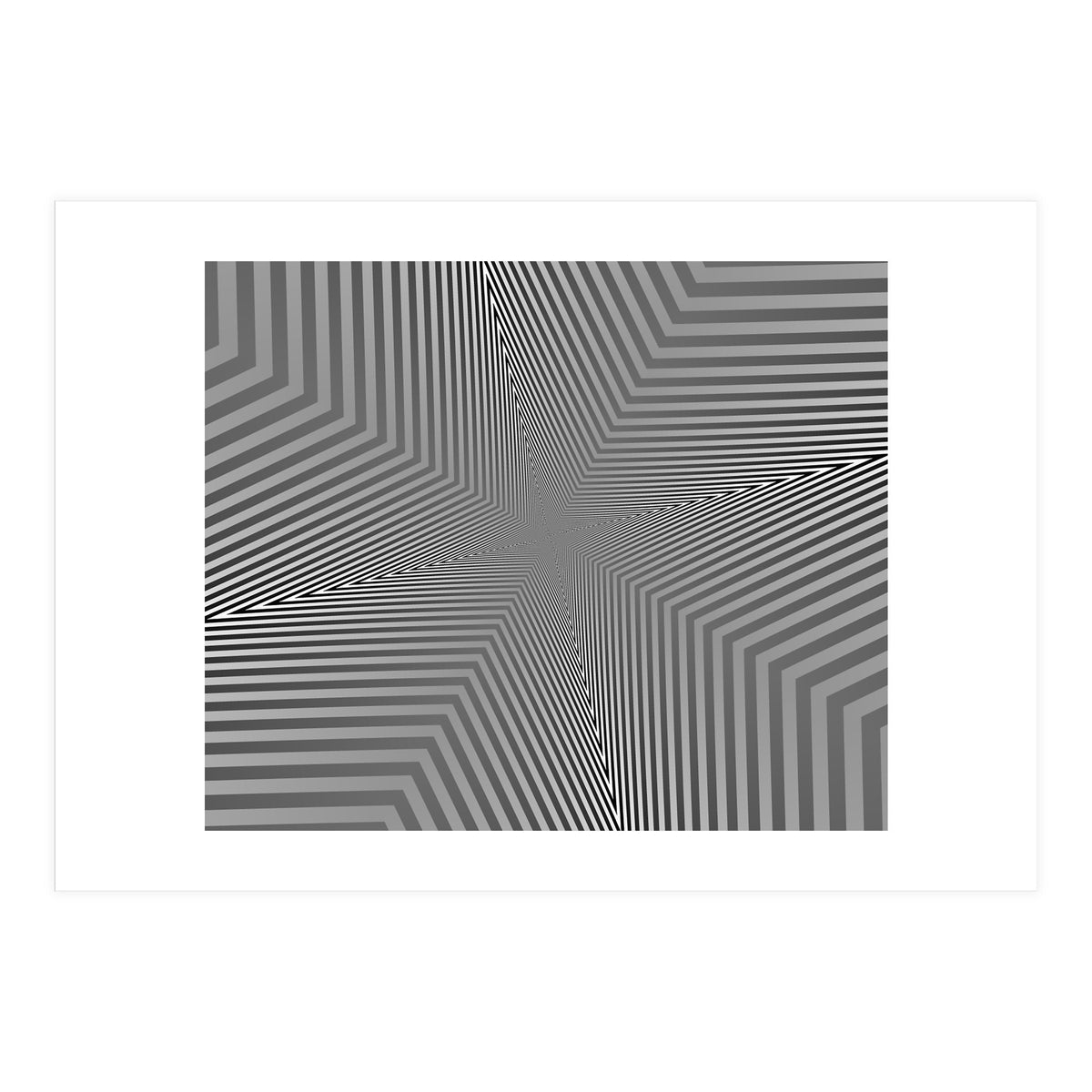 Abstract Triangle Pattern Geometric  (Print Only)