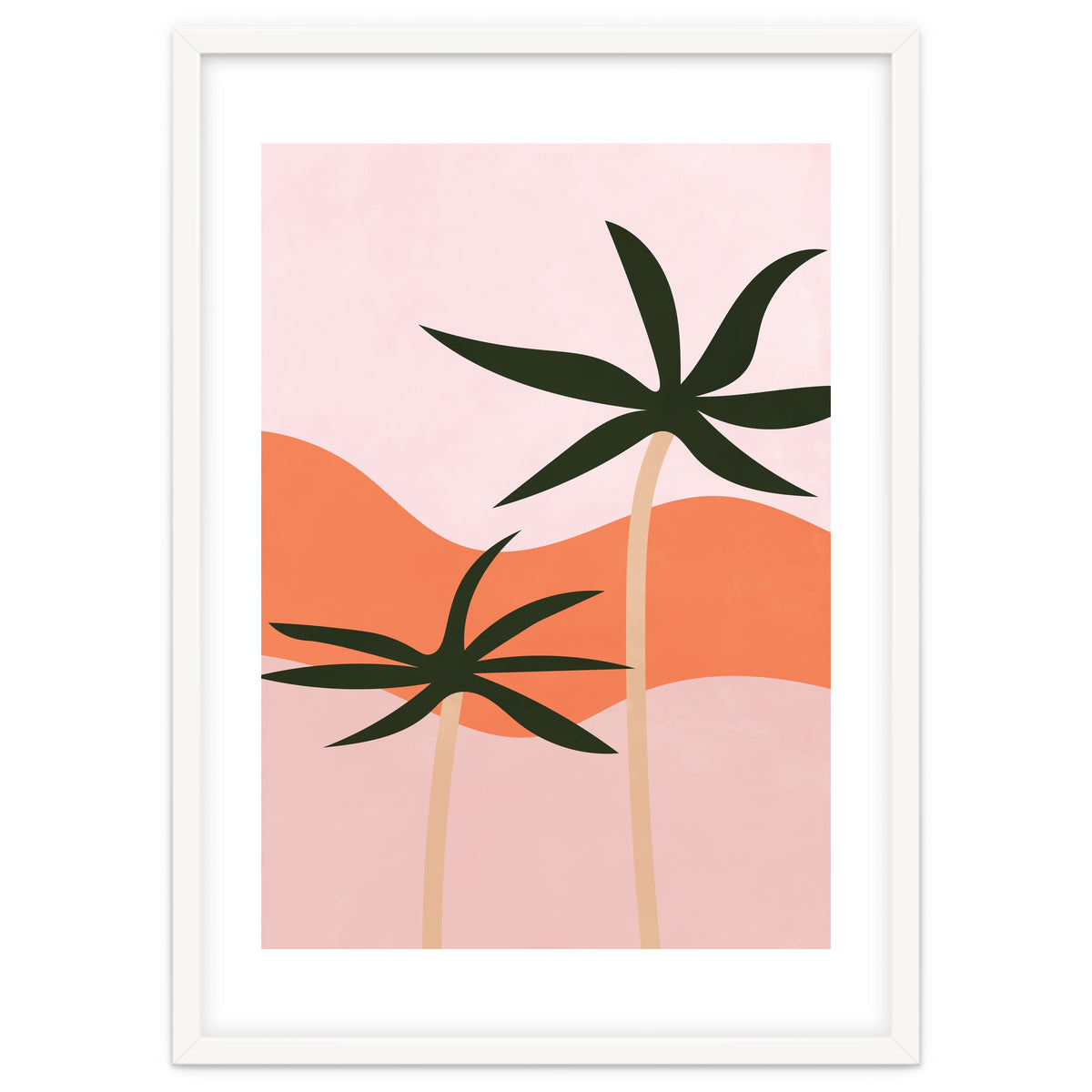 Bohemian Style Palm Trees