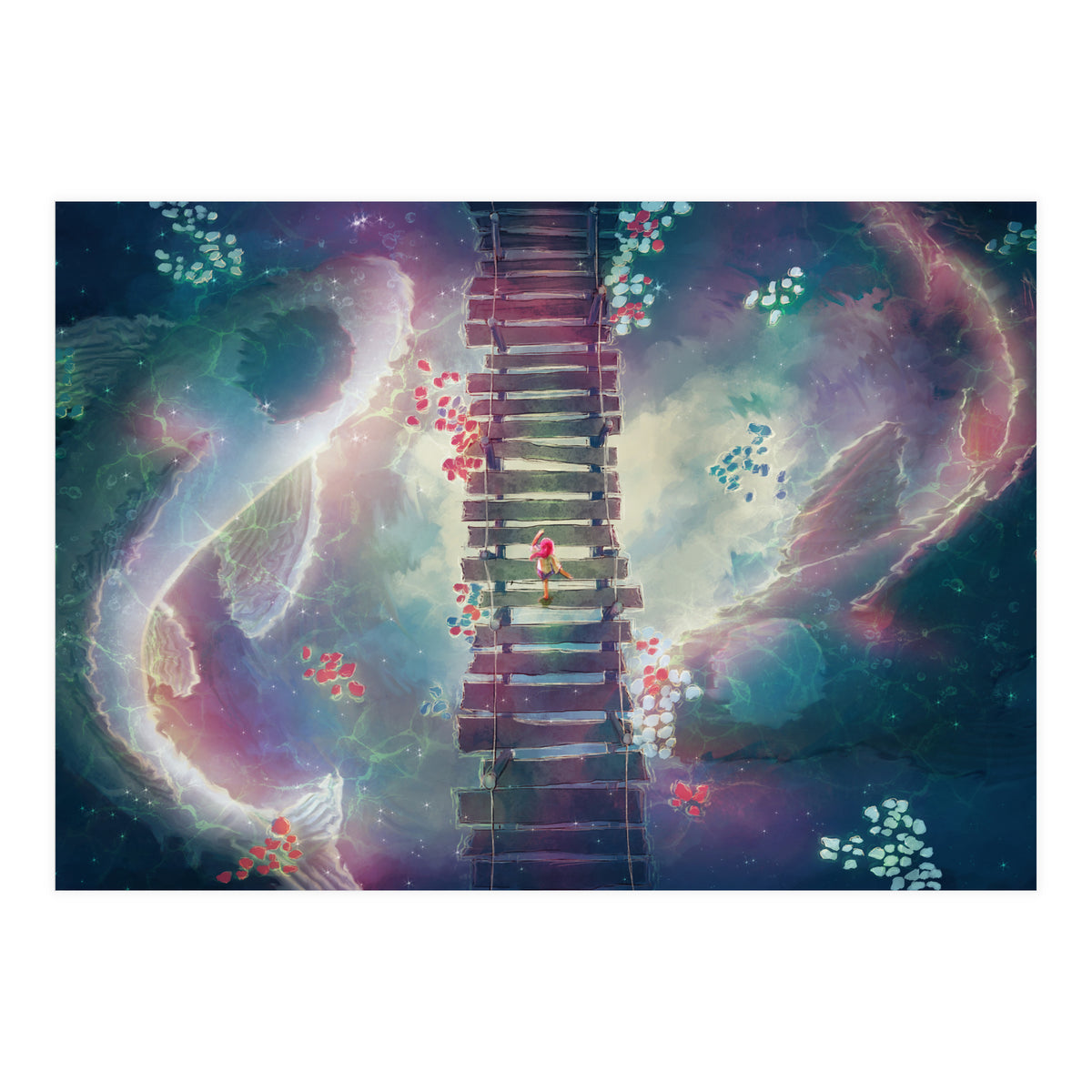 Walking Through Sun, Moon, and Stars (Print Only)