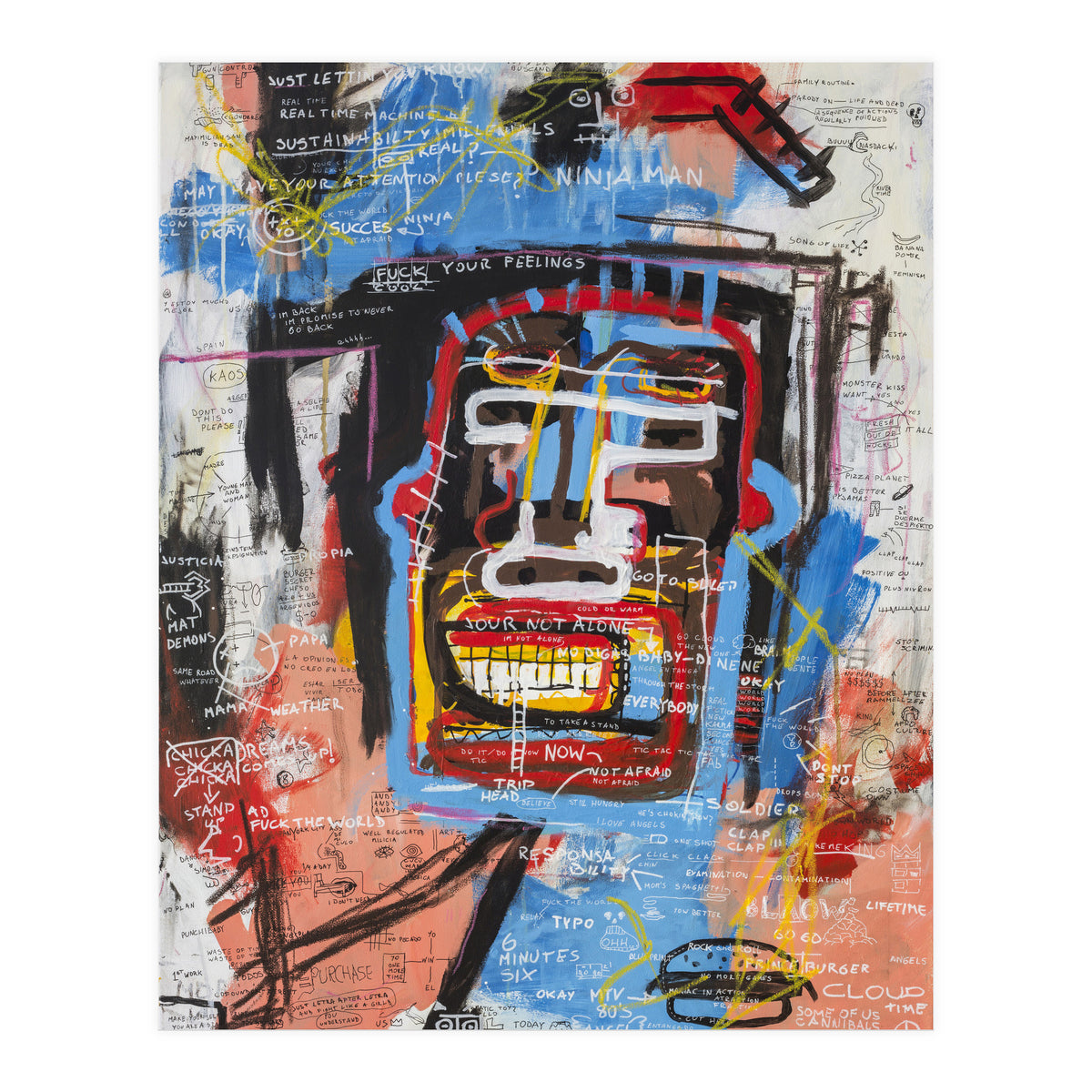 Ninja Face (Print Only)