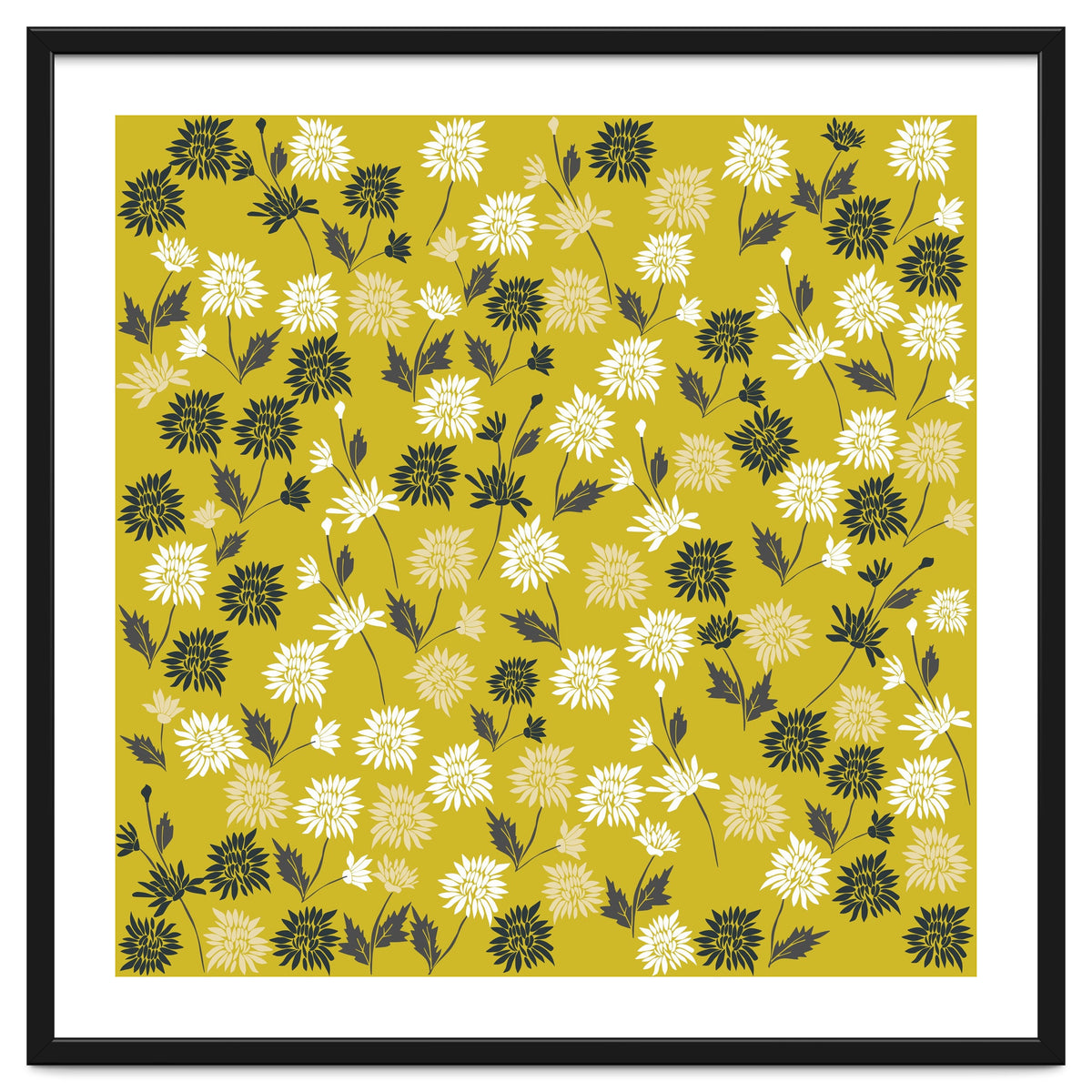 Cute chrysanthemum pattern