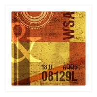 Abstract Industrial Yellow (Print Only)
