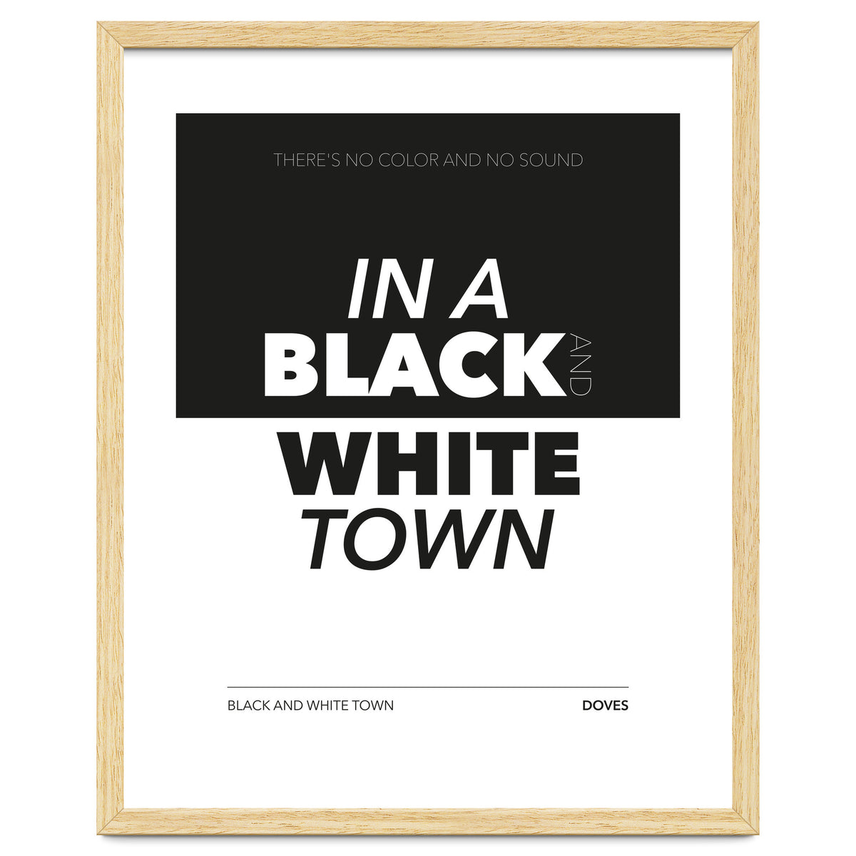 Doves - Black And White Town