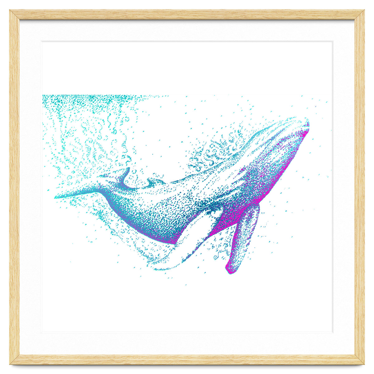 Diving Blue Whale