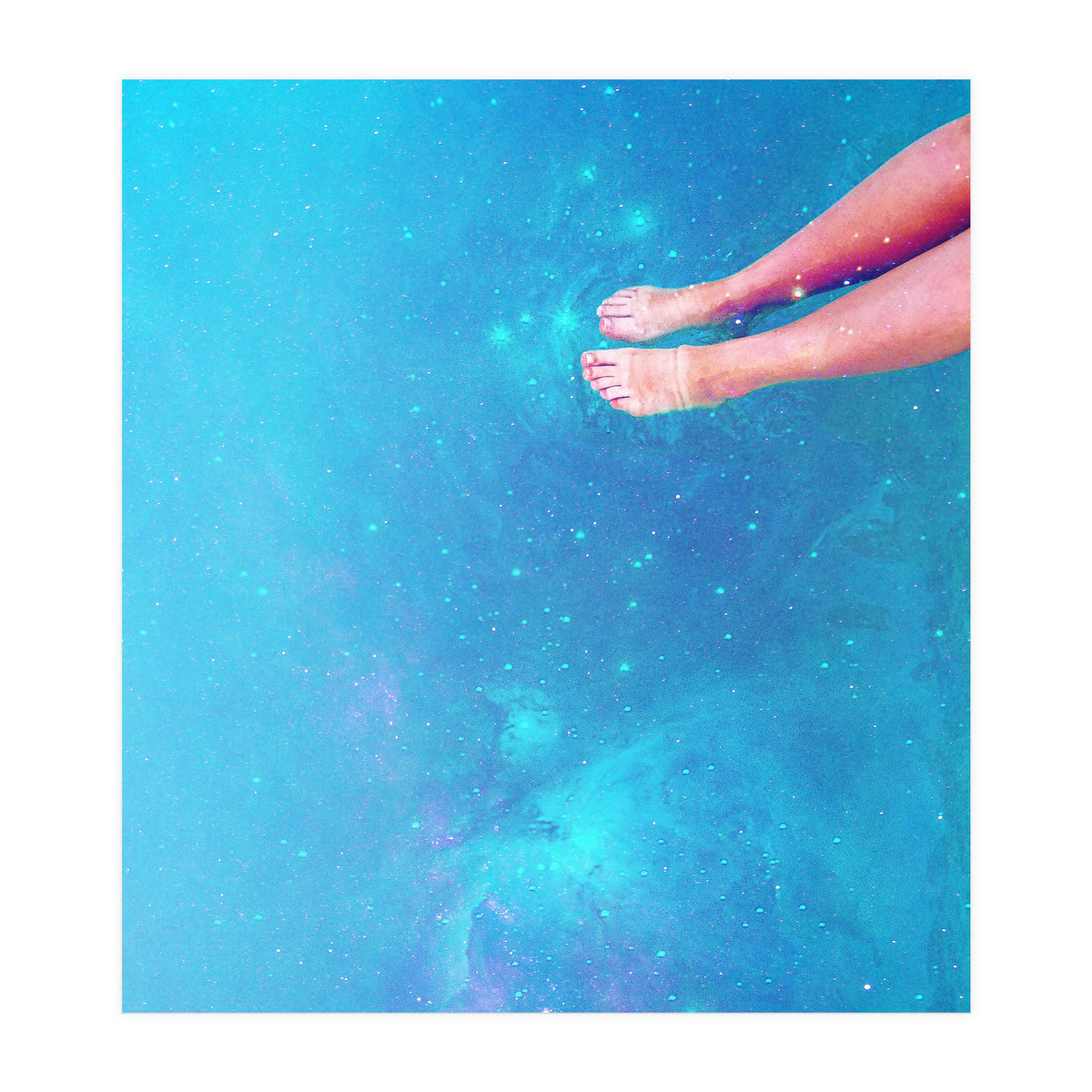 Retro Space Swim (Print Only)