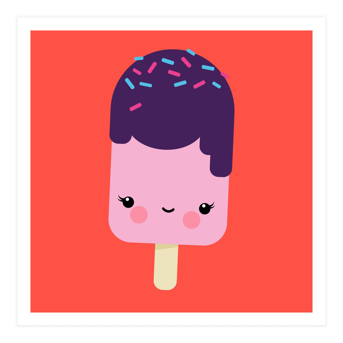Sweet Kawaii Ice Cream (Print Only)