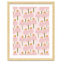 Pastel Pink Flower Pattern