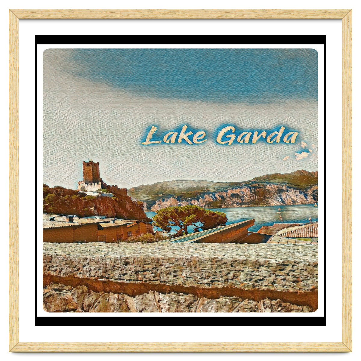 Malcesine Castle On Lake Garda