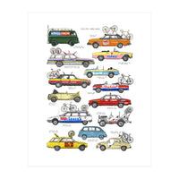 Bicycle Race Support Vehicles (Print Only)