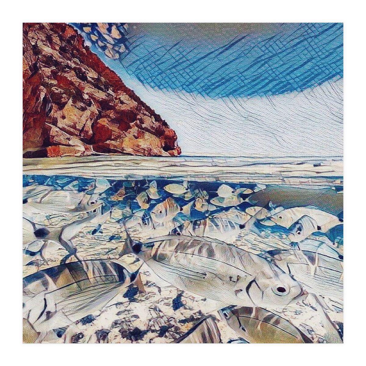 Fishes In Lake Garda (Print Only)