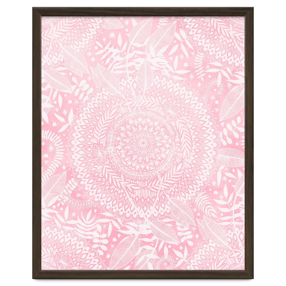 Medallion Pattern in Blush Pink