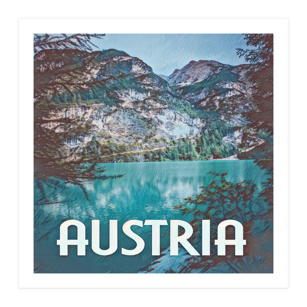Paradise inside Austria. (Print Only)