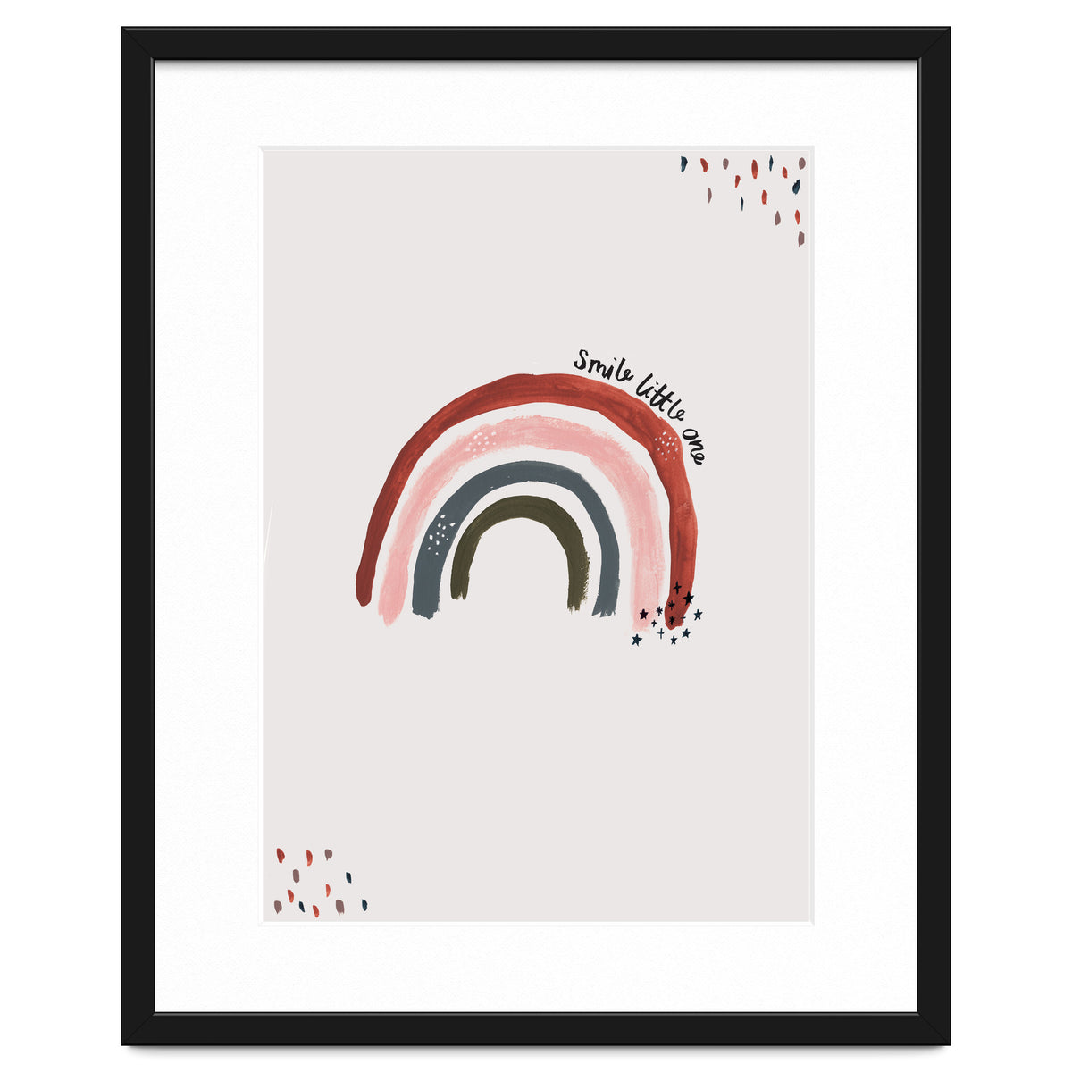 Smile Little One Rainbow Portrait