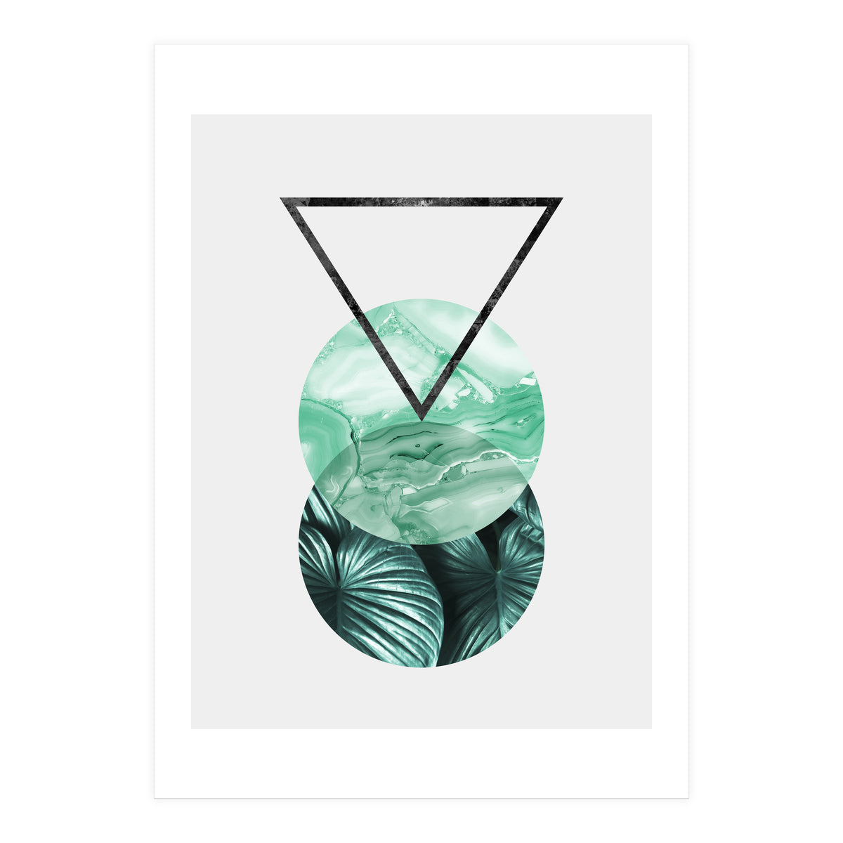 Botanical and geometric II (Print Only)