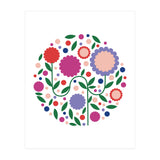 happy colorful flowers (Print Only) thumbnail