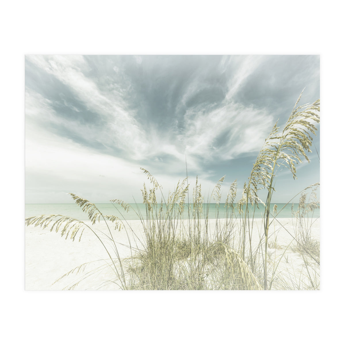 Heavenly calmness on the beach | Vintage (Print Only)