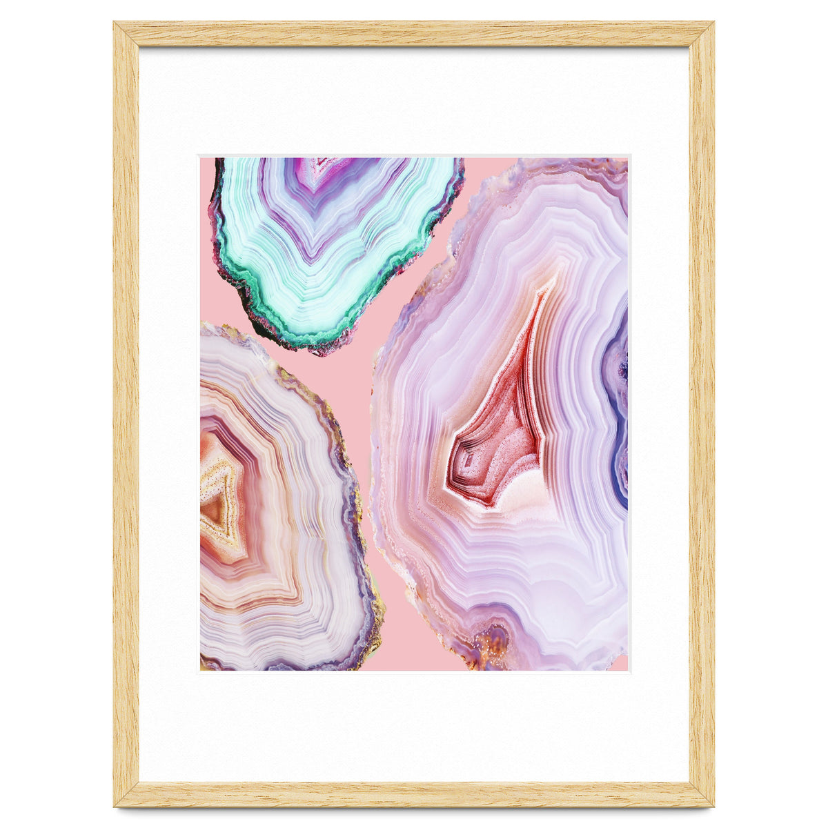 Mineral Agates #Glam collection