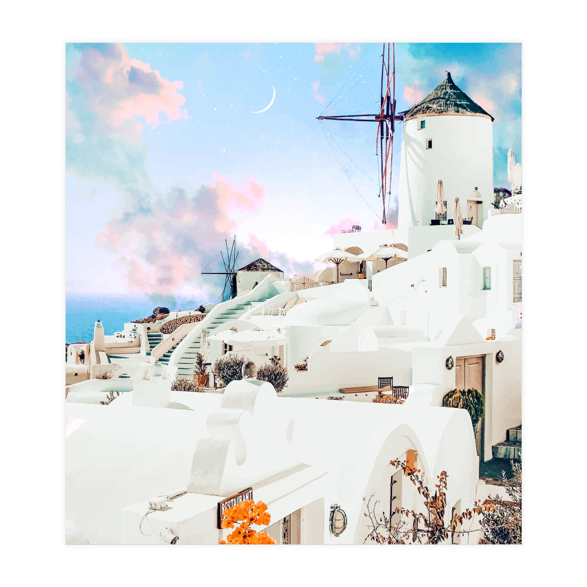 Greek Moon (Print Only)