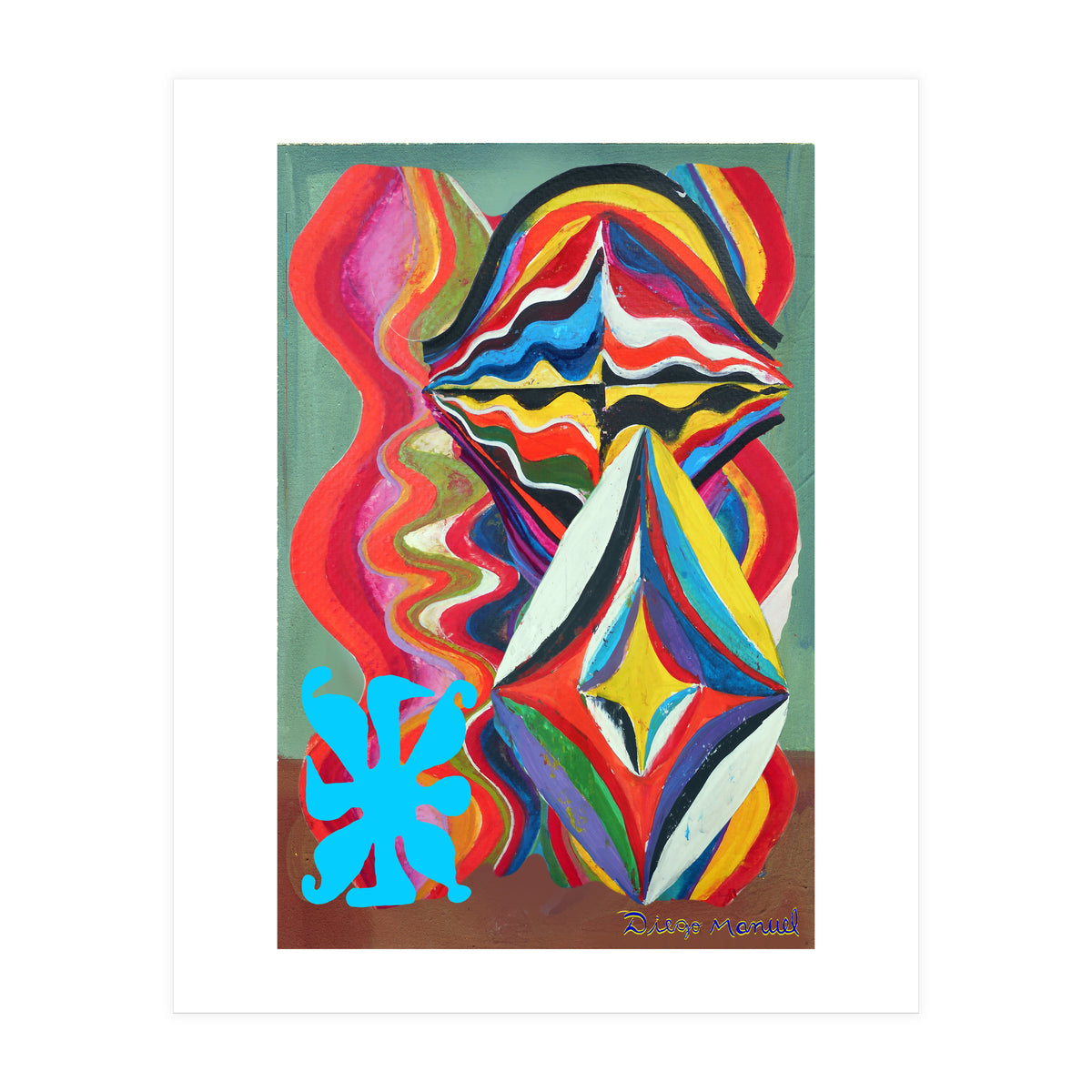 Pop Abstract Asimetrico A10 (Print Only)