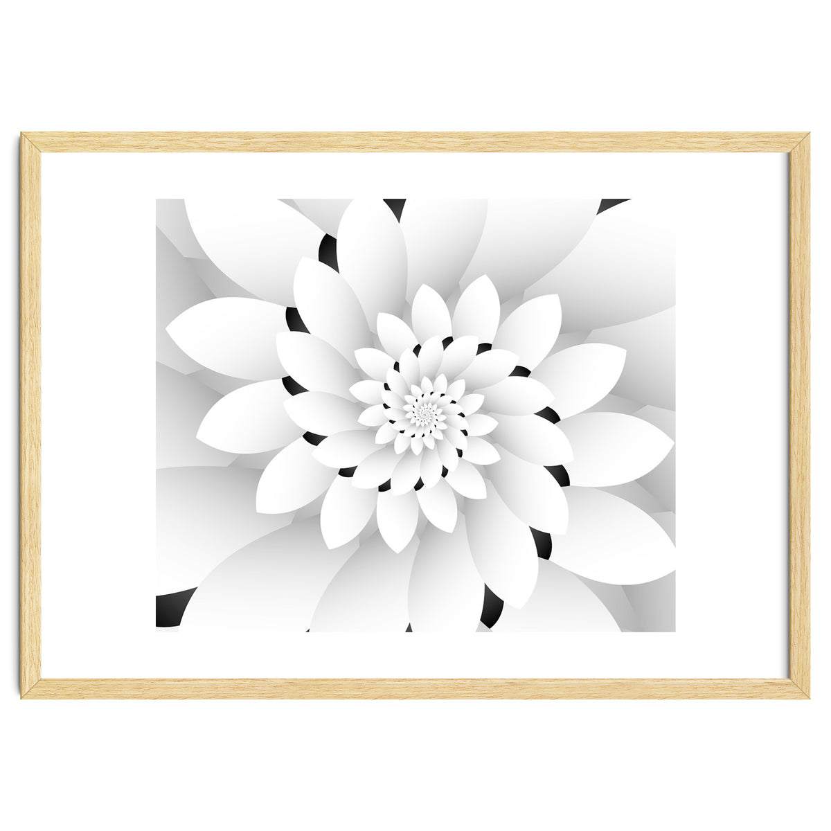 Monochrome Floral Design