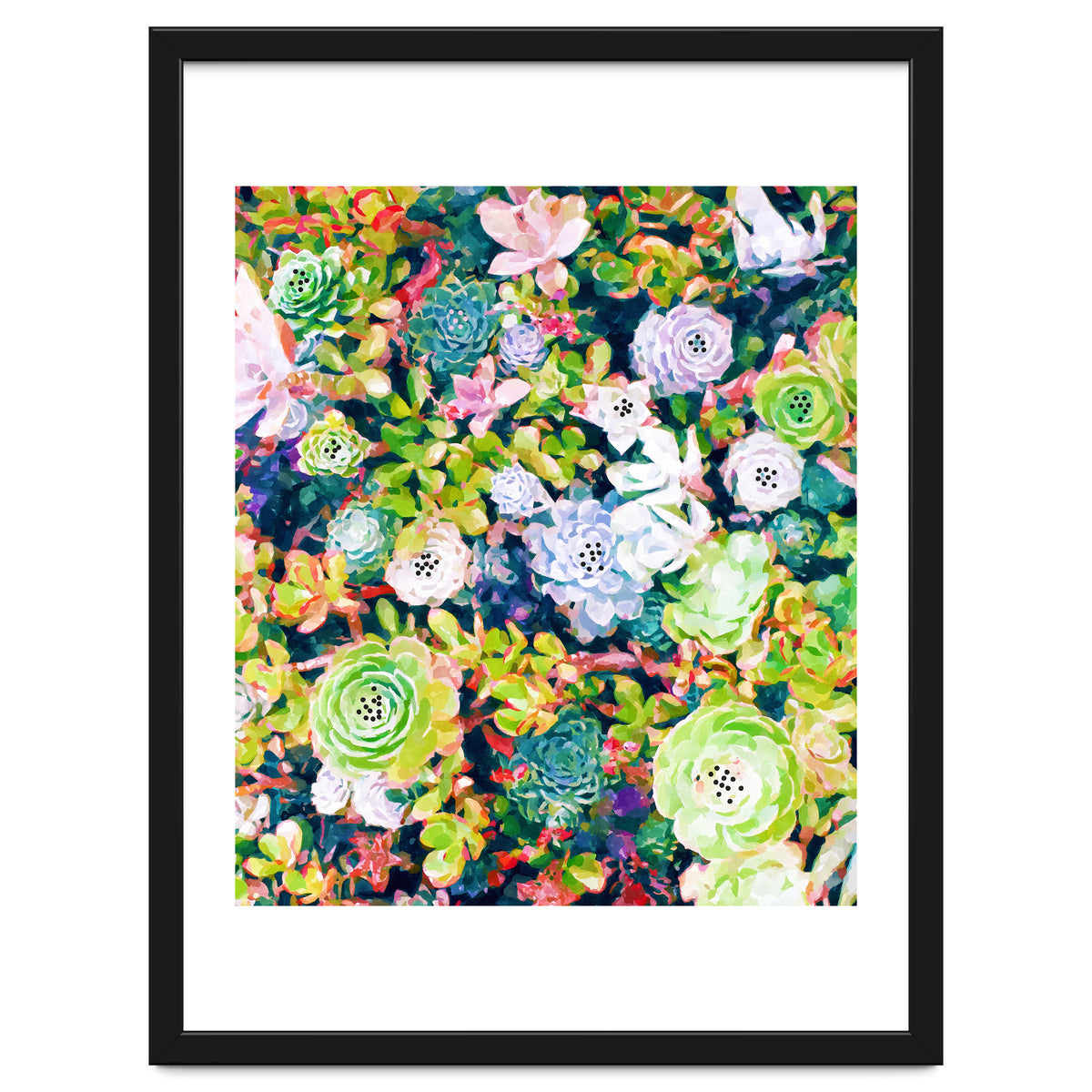 Watercolor Succulents