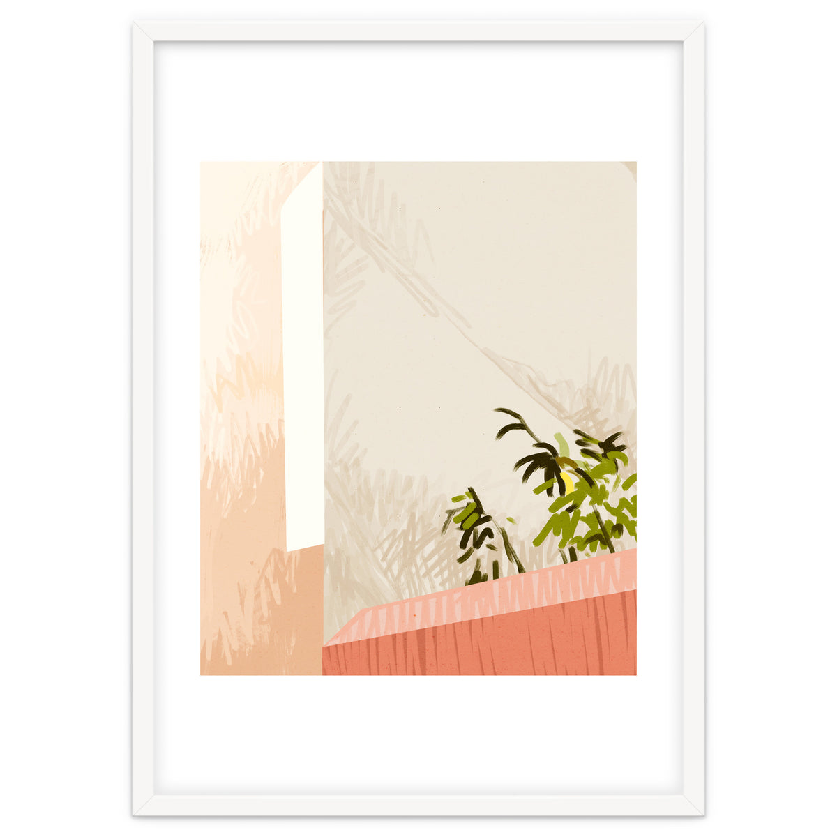 Lazy Afternoon #Abstract Digital Plants Grow