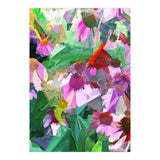 The Memory of Spring, Crosshatch Botanical Floral Painting, Plants Garden Meadow, Flowers Nature Digital Illustration (Print Only) thumbnail