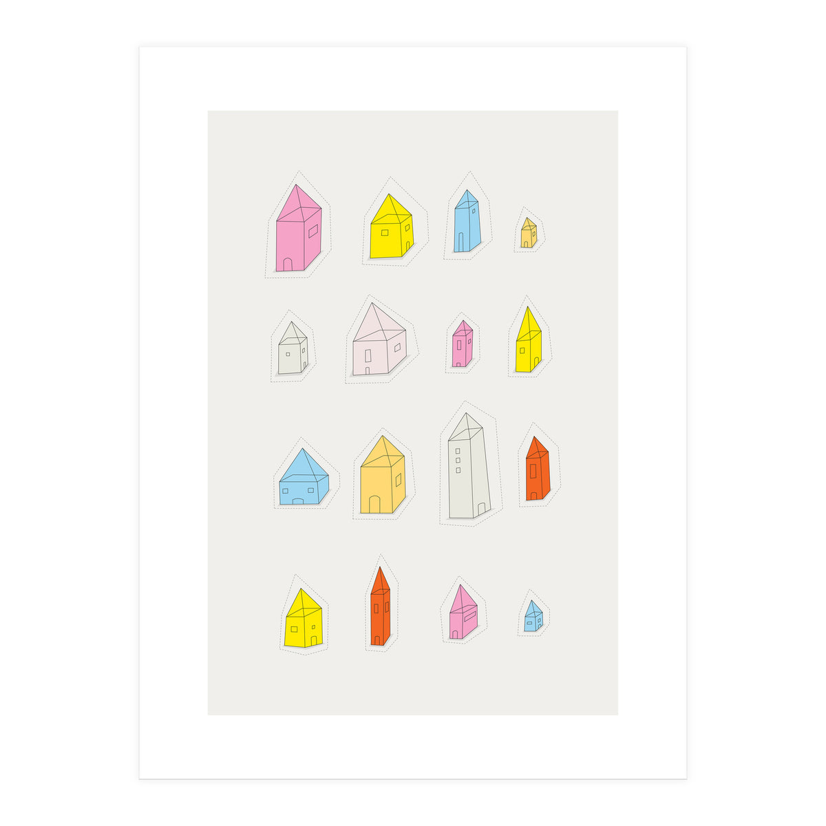 Transparent Houses (Print Only)