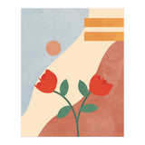 Rose Flower Abstract Botanical Modern (Print Only) thumbnail