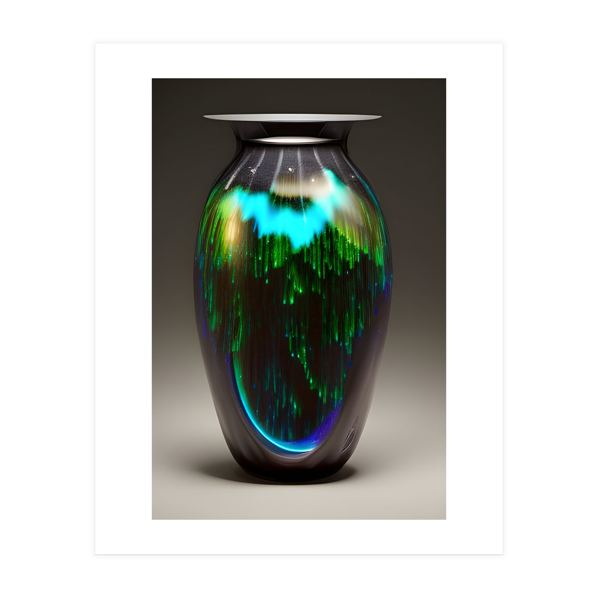 Antique Cosmic Vase Digital AI Art (Print Only)