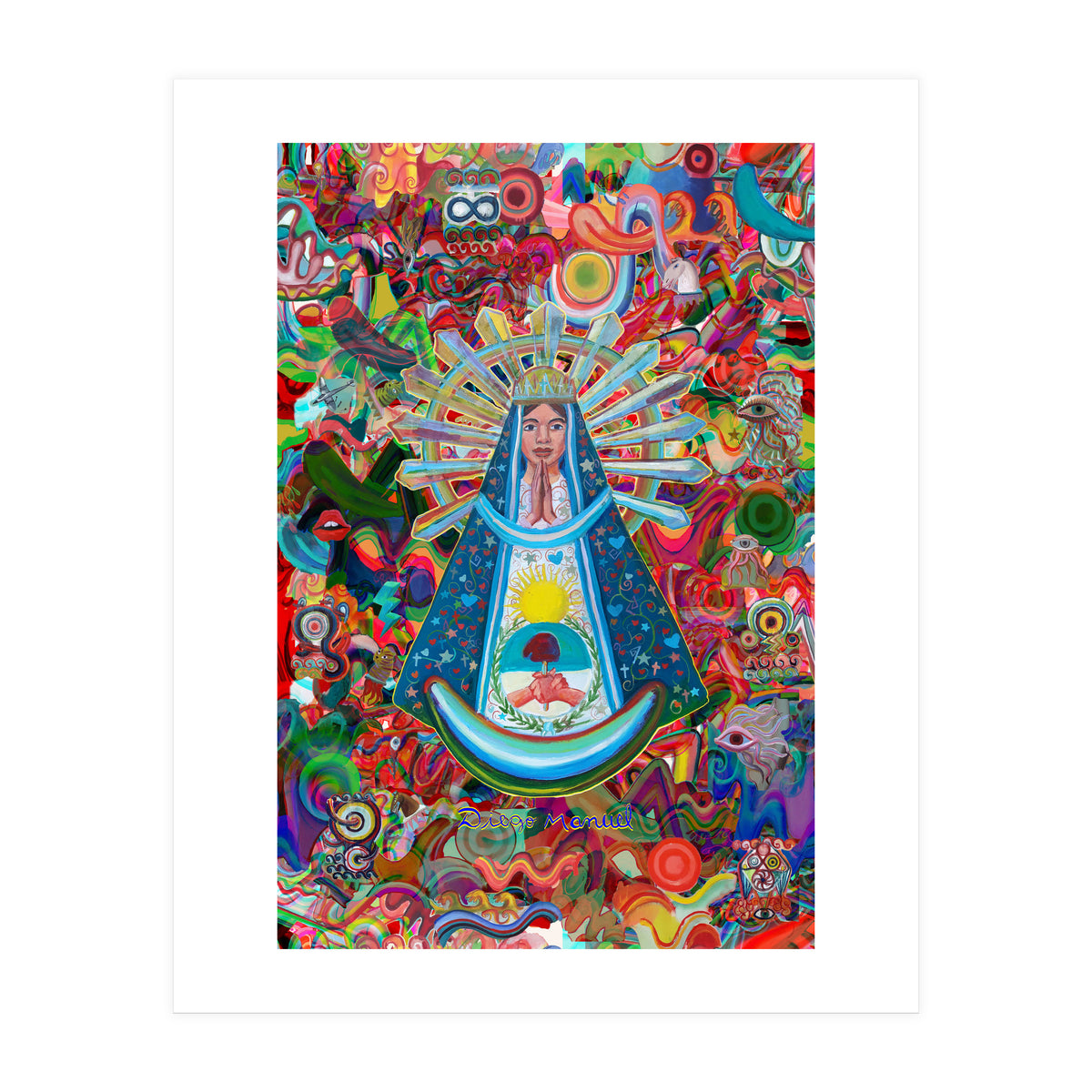 Virgen Y Graffiti 28 (Print Only)