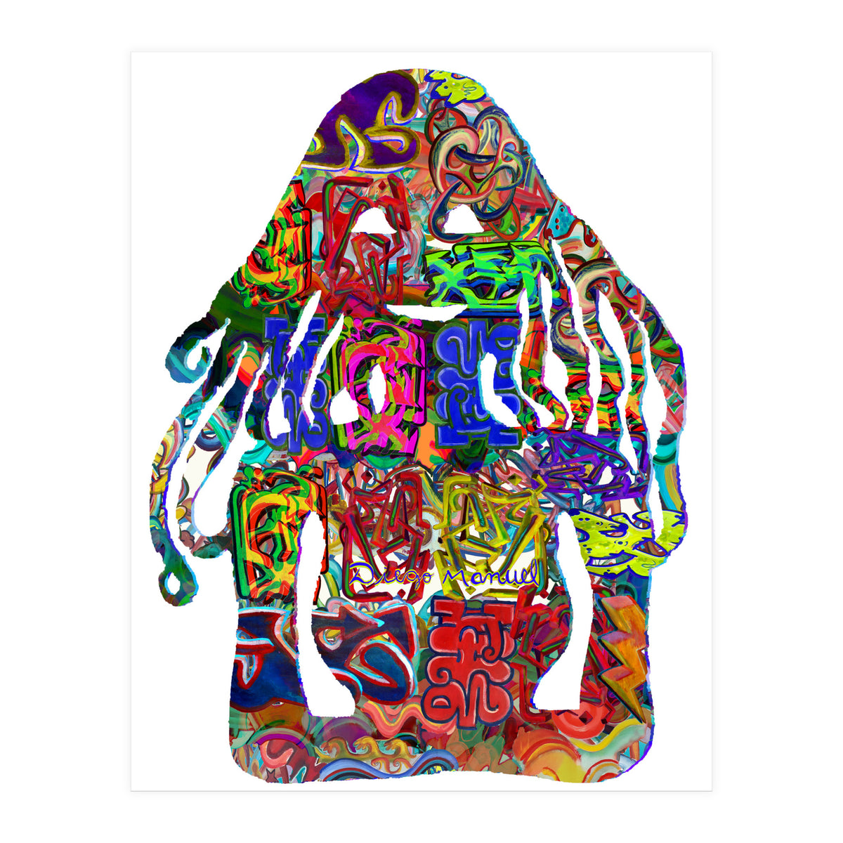 Mujer Digital 4 13  (Print Only)