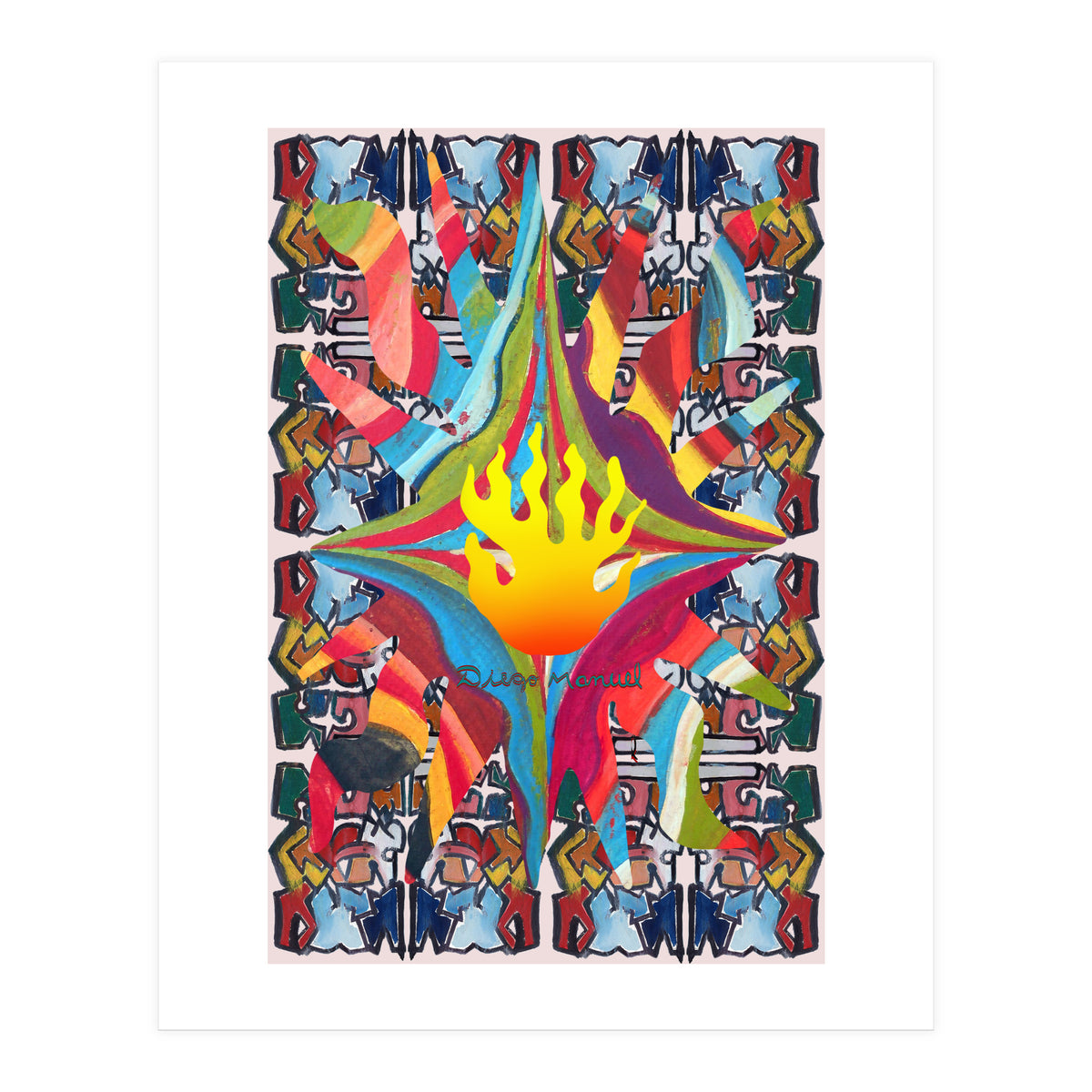 Fuego Y Graffiti 49 (Print Only)