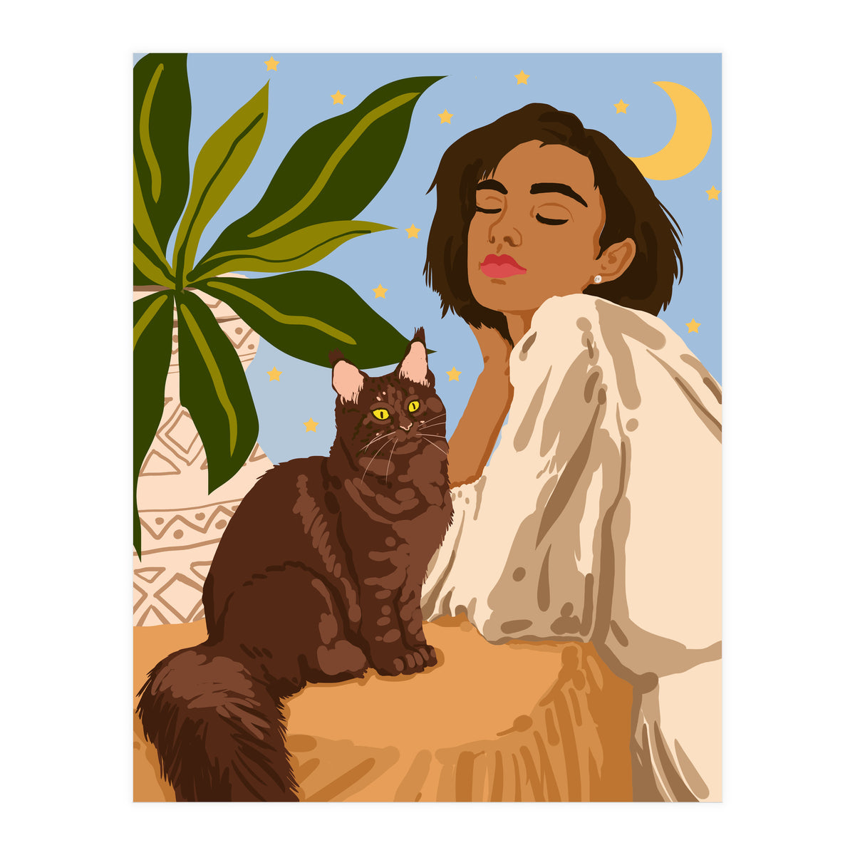 Proud Cat Mama (Print Only)