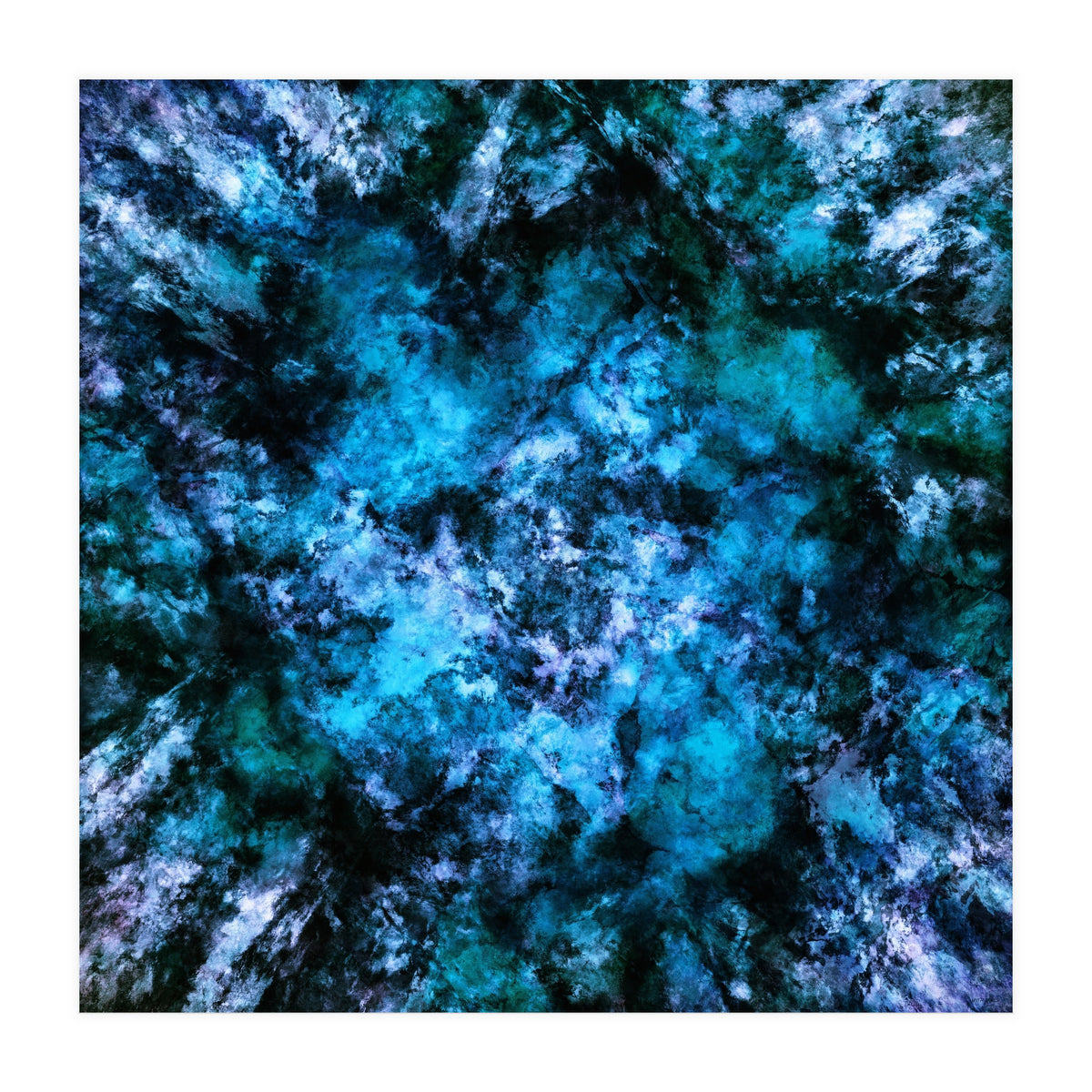 Blue Burst (Print Only)