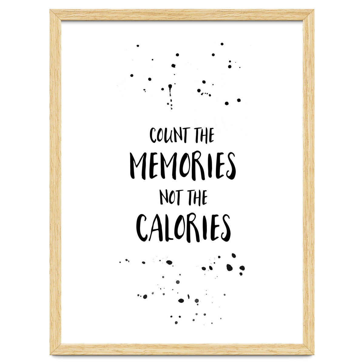 Text Art COUNT THE MEMORIES