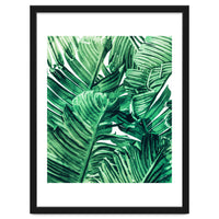 Tropical State of Mind | Watercolor Palm Banana Leaves Painting | Botanical Jungle Bohemian Plants