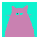 Lilac Cat  (Print Only) thumbnail