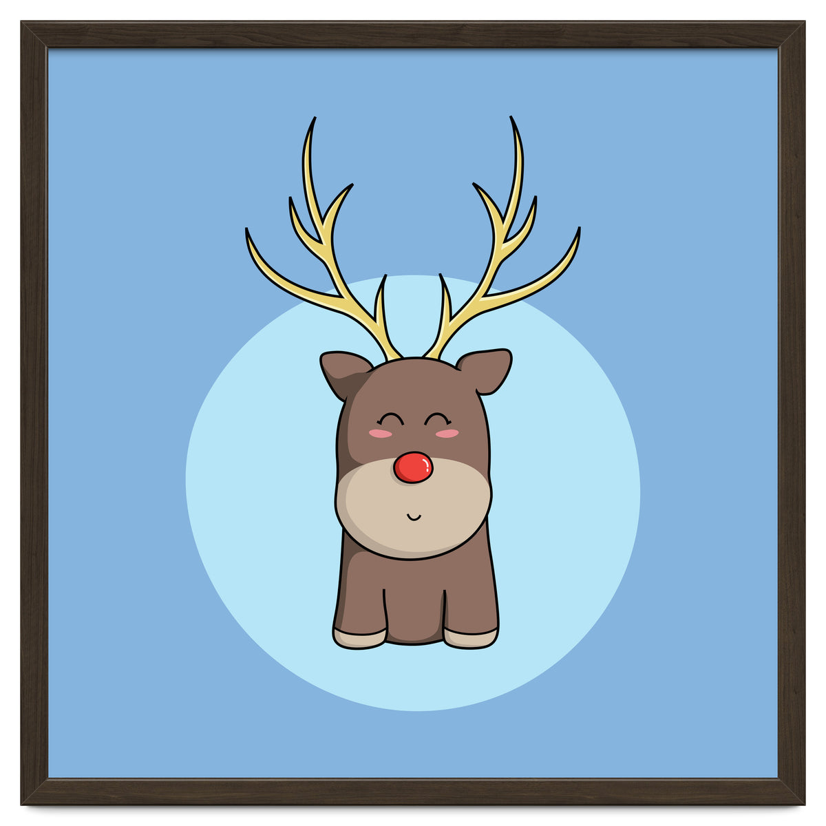 Kawaii Cute Christmas Reindeer