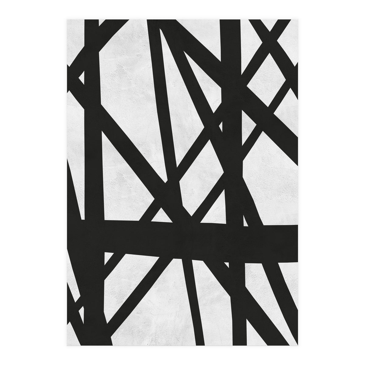 Expressionist black and white III (Print Only)