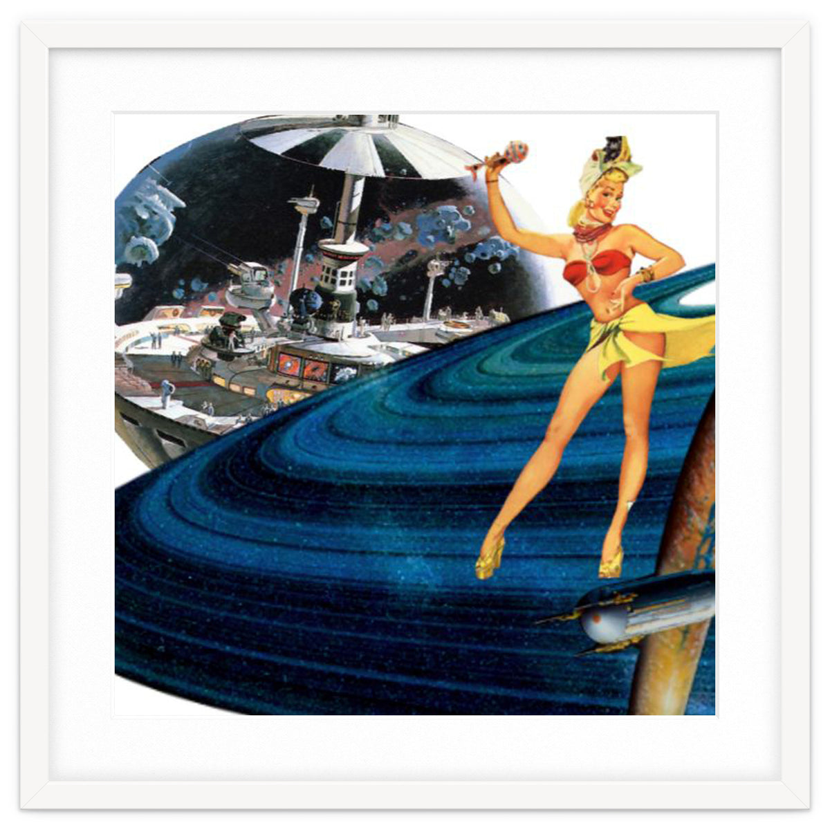 Dancer on Saturn Rings