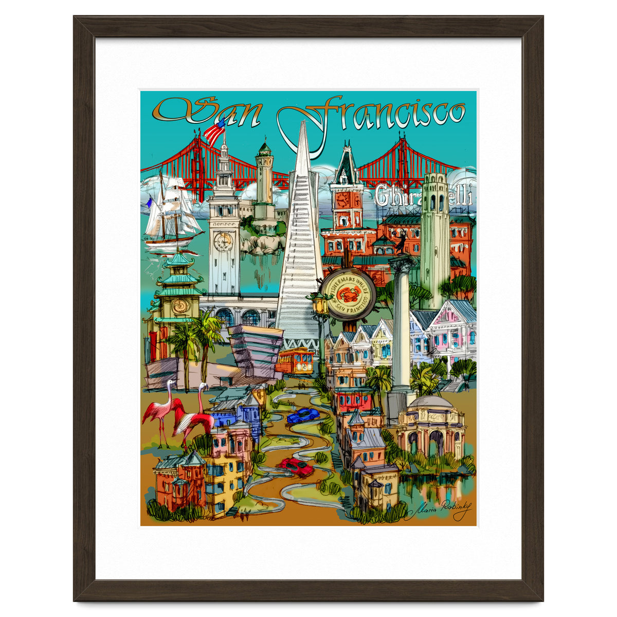 San Francisco Illustration