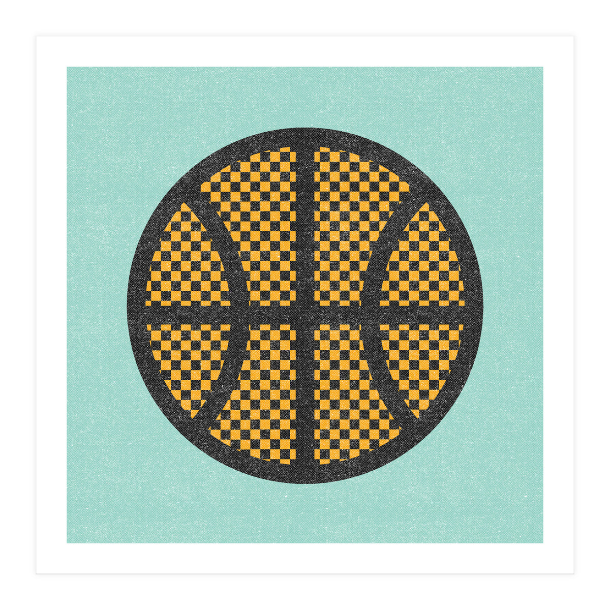 Op Art Basketball (Print Only)