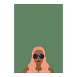 Lady with pink hair (Print Only) thumbnail