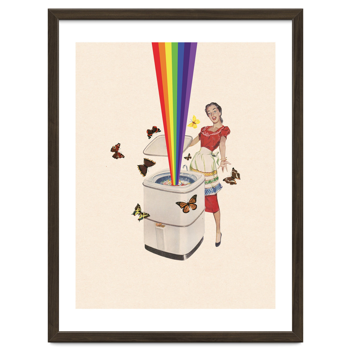 Rainbow Washing Machine