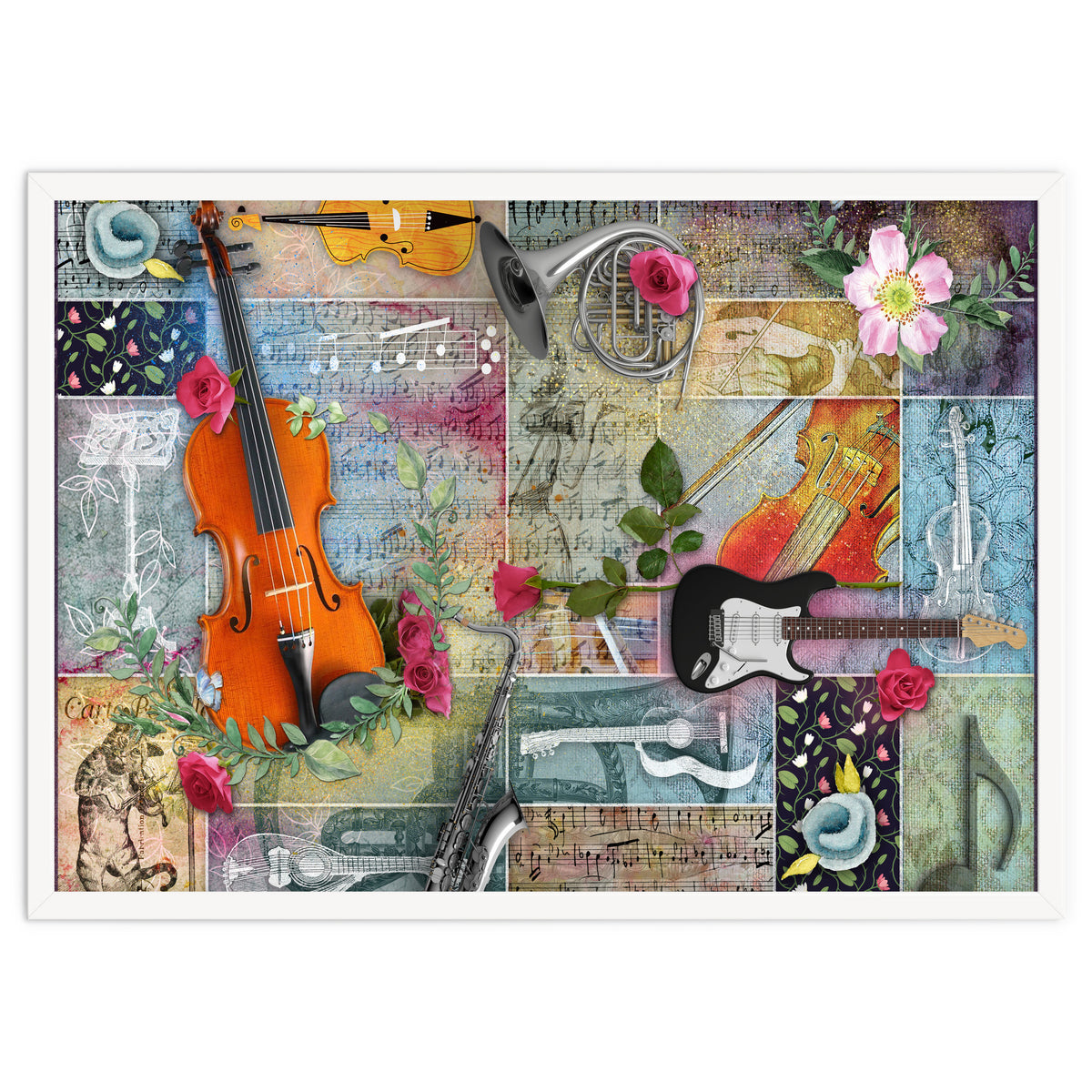 Musical Garden Collage
