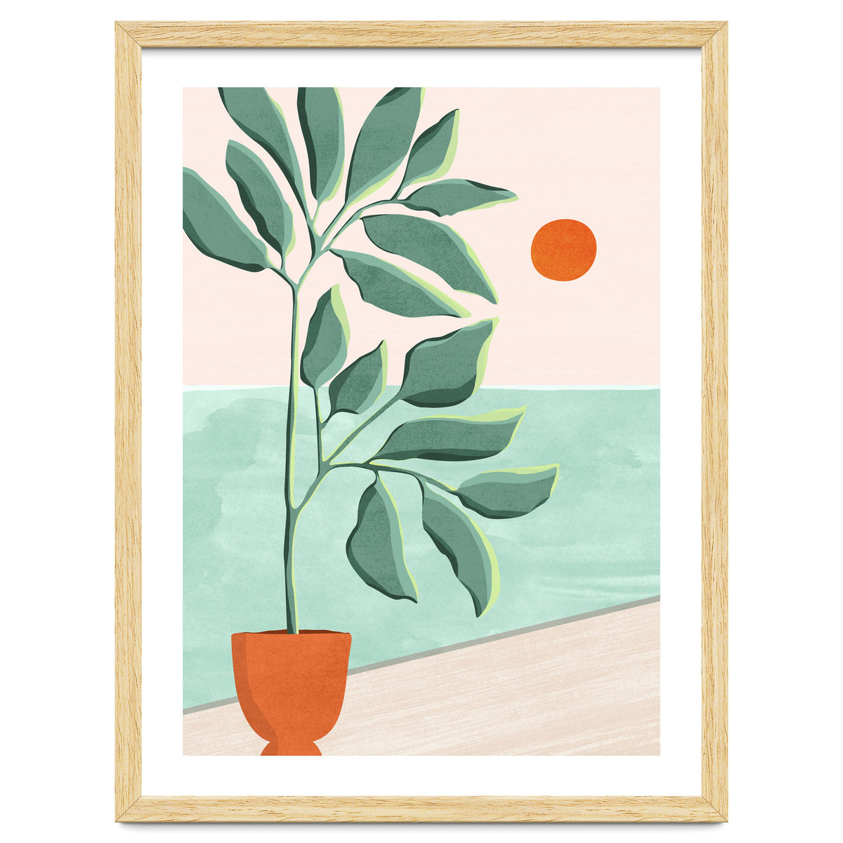 Sunset At The Beach House No.1